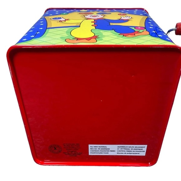 Vintage 1997 Schylling Original Jester Clown Jack In The Box Musical Wind Up Toy - Picture 11 of 12